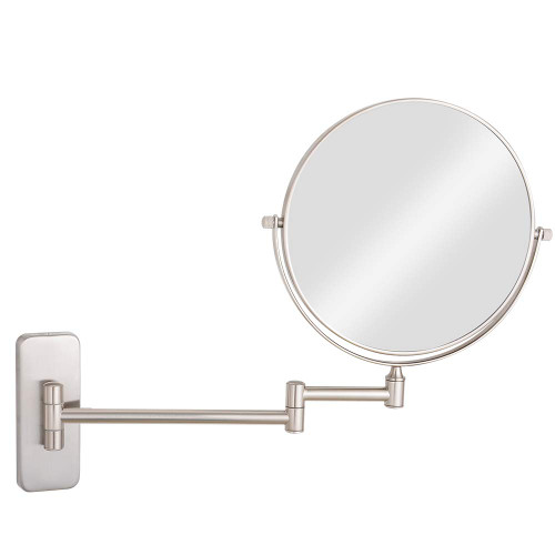 GURUN 8-Inch Double-Sided Wall Mount Makeup Mirrors with 10X Magnification Bathroom Mirror for Hotel Nickel Finished M1406N(8in,10X) GURUN 8-Inch Double-Sided Wall Mount Makeup Mirrors with 10X Magnification Bathroom Mirror for Hotel Nickel Finished M1406N(8in,10X)