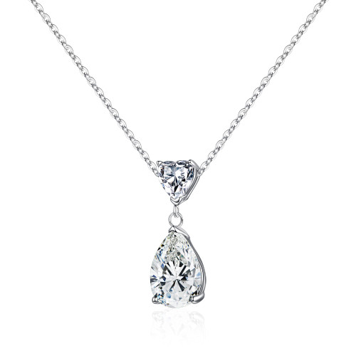 IEFRICH Birthstone Necklace for Women Girls- April Birthstone Necklace, Sterling Silver Necklace for Women White Topaz Necklaces for Women Girls Gifts Heart Birthstone Necklace for Women Girls Jewelry IEFRICH Birthstone Necklace for Women Girls- April Birthstone Necklace, Sterling Silver Necklace for Women White Topaz Necklaces for Women Girls Gifts Heart Birthstone Necklace for Women Girls Jewelry