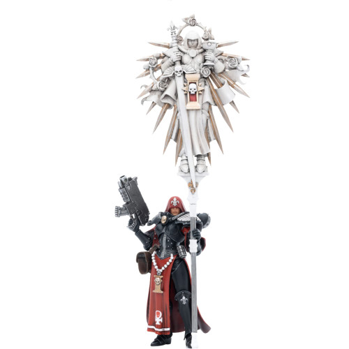 JOYTOY 1/18 Action Figure Warhammer 40,000 Adepta Sororitas lmagifier Sister Saelon Model (4.1Inch)