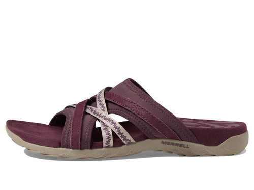 Merrell Women's Terran 3 Cush Slide Sandal, Burgundy, 11