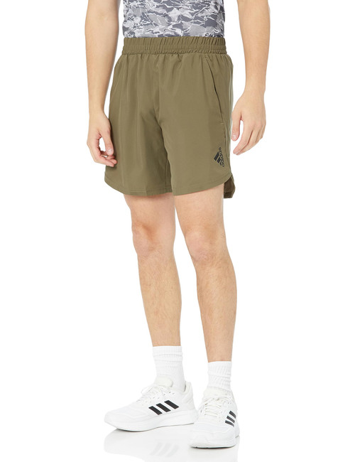 adidas Men's Designed 4 Movement Shorts, Olive Strata, XX-Large 7 Inches