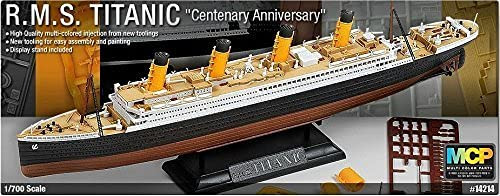 Toys 4 U 7777 Academy 1/700 R.M.S. Titanic Centenary Anniversary Multi-Colored Parts 14214 /Item# G4W8B-48Q6861