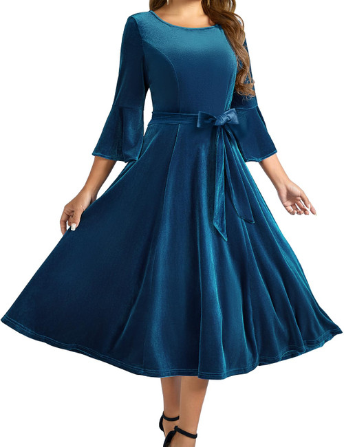 Long Sleeve Velvet Dresses for Women Wedding Guest Women's Velvet Dresses Cocktail Dresses for Wedding Guest Long Sleeve Velvet Semi Formal Dress Velvet-Greyblue L Long Sleeve Velvet Dresses for Women Wedding Guest Women's Velvet Dresses Cocktail Dresses for Wedding Guest Long Sleeve Velvet Semi Formal Dress Velvet-Greyblue L