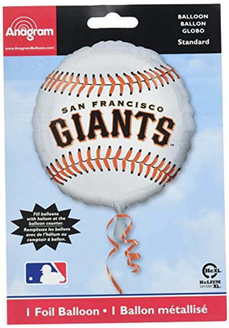 Anagram International Hx San Francisco Giants Package Party Balloons, Multicolor Anagram International Hx San Francisco Giants Package Party Balloons, Multicolor