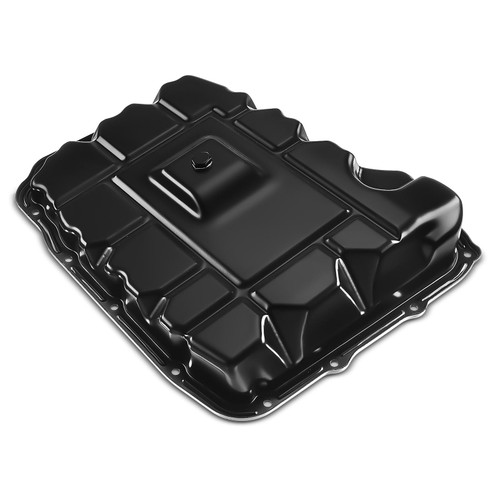 A-Premium Transmission Oil Pan with Drain Plug Compatible with 545RFE 45RFE 5-Speed Transmission & Chrysler Aspen & Dodge Dakota Durango Ram & Jeep Commander Grand Cherokee Liberty RWD Only