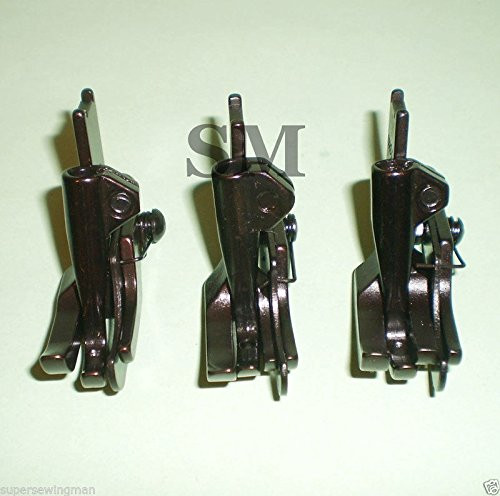(Ship from USA) 3 SETS EDGE GUIDE FEET FOR SINGER 111W INDUSTRIAL WALKING FOOT SEWING MACHINE.PLKHG484UY6162