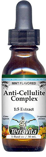 TerraVita Anti-Cellulite Complex Glycerite Liquid Extract (1:5) - Mint Flavored (1 oz, ZIN: 523475) - 2 Pack