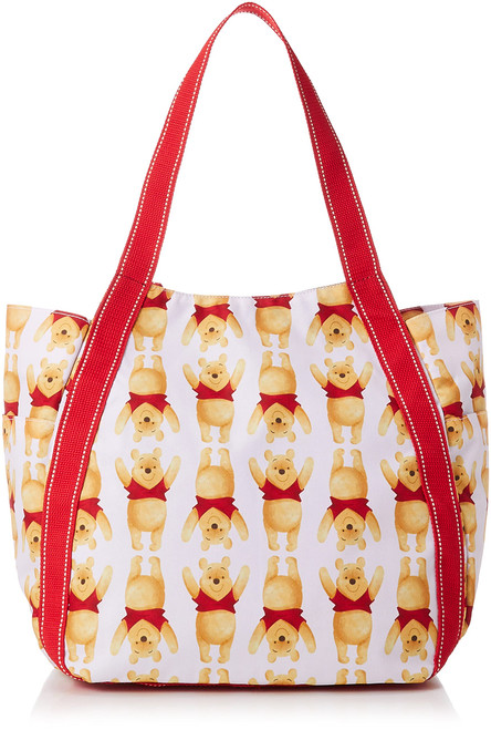 Disney DMK Tote Bag, Winnie the Pooh, Off-White, Size 17