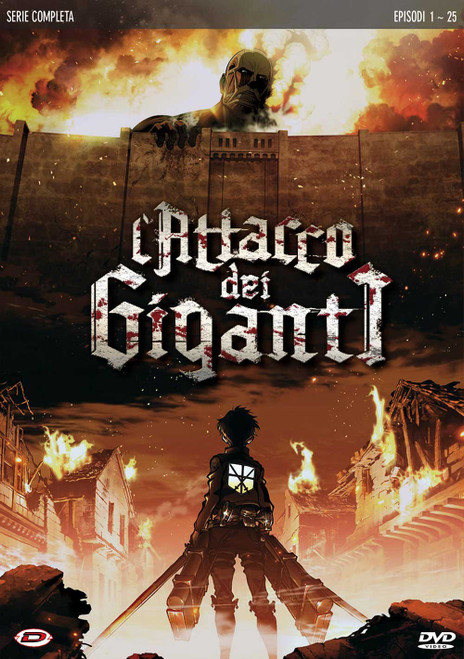 L' Attacco Dei Giganti-Stagione 01 Serie Completa (Eps 01-25) (4 DVD) [Import]
