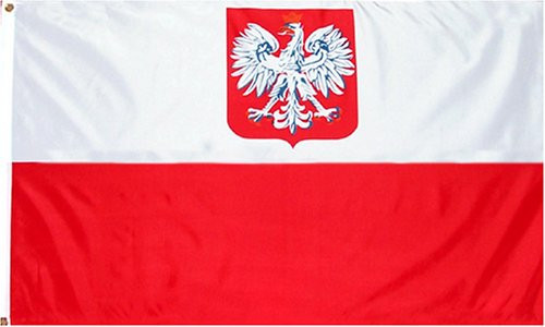 Poland "State/Ensign Eagle" Flag: 3x5 foot Poly