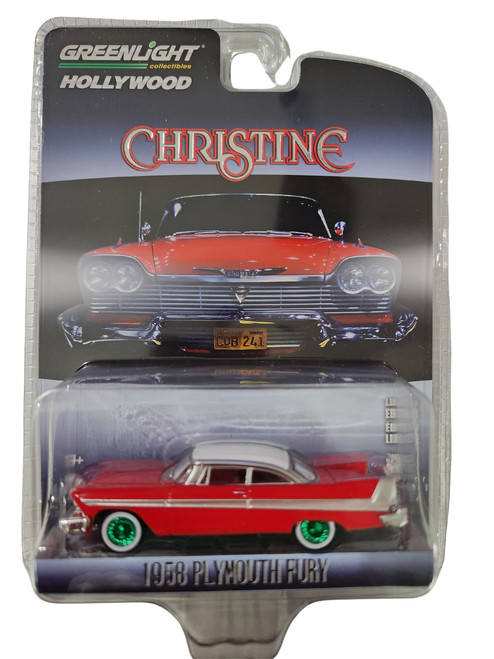 Green Machine 44830-C Christine (1983) 1958 Plymouth Fury Greenlight Chase 1/64