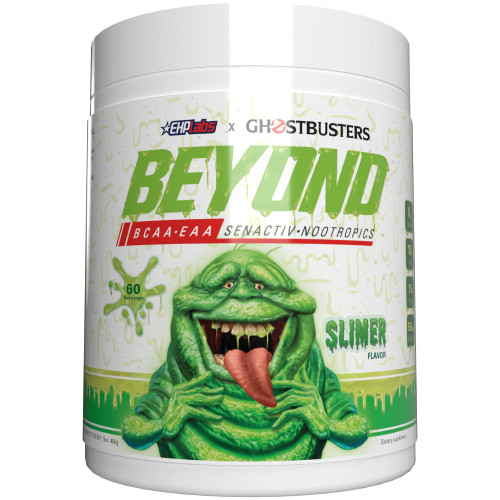 EHPlabs x Ghostbusters Beyond BCAA Powder Amino Acids Post Workout Recovery - BCAAs Essential Amino Acids EAA Powder - 10g Amino Acids Supplement for Muscle Recovery, 60 Servings (Slimer Lime)