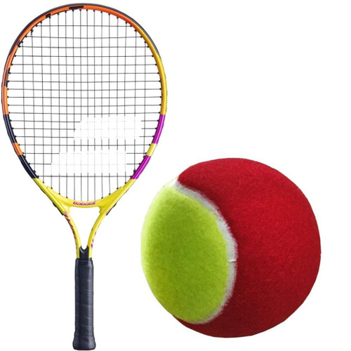 Babolat Nadal Rafa 21" Junior Tennis Racquet Bundled with 3 Red Felt Kids' Training Balls Babolat Nadal Rafa 21" Junior Tennis Racquet Bundled with 3 Red Felt Kids' Training Balls