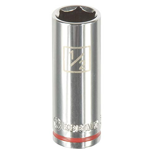 Kobalt 337784 1/4-Inch Drive x 1/2-Inch Deep 6-Point Socket