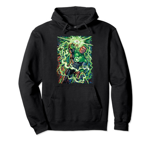 DC Comics The Green Lantern Electric Pullover Hoodie