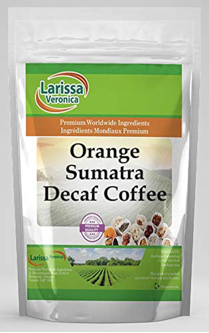 Orange Sumatra Decaf Coffee (Gourmet, Naturally Flavored, Whole Coffee Beans) (16 oz, ZIN: 555205) Orange Sumatra Decaf Coffee (Gourmet, Naturally Flavored, Whole Coffee Beans) (16 oz, ZIN: 555205)