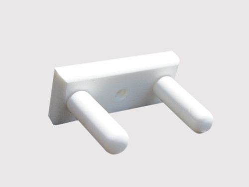 KR Ideas Standard Vertical Pirate Sword Wall Mount, 1 3/8" Gap (Made in The USA) (White)
