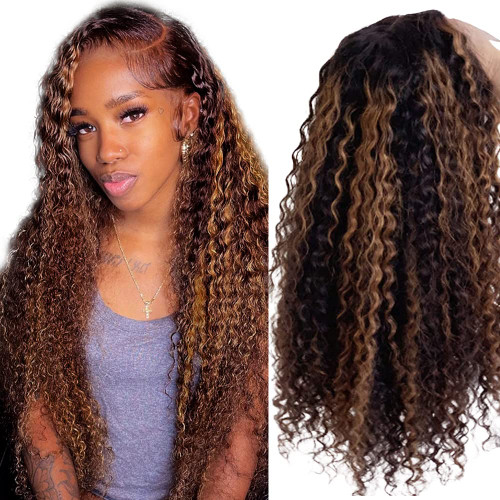 16 Inch P1B/30 Highlight Auburn Brown Lace Front Wigs Human Hair Deep Wave 4x4x1 HD Transparent Lace Closure Wig Per Plucked Natural Hairline With Baby Hair Bleached Knots Glueless Lace Frontal Wigs Honey Blonde Wig Human Hair 16 Inch P1B/30 Highlight Auburn Brown Lace Front Wigs Human Hair Deep Wave 4x4x1 HD Transparent Lace Closure Wig Per Plucked Natural Hairline With Baby Hair Bleached Knots Glueless Lace Frontal Wigs Honey Blonde Wig Human Hair