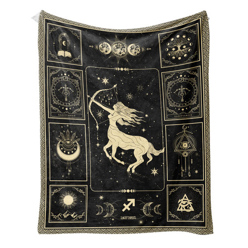 Eupoebun Sagittarius Constellation Blanket Astrology Sign Throw Blanket, Lightweight Microfiber Blanket Birthday Graduation to Mom Gifts for Women Men 60"X80" Eupoebun Sagittarius Constellation Blanket Astrology Sign Throw Blanket, Lightweight Microfiber Blanket Birthday Graduation to Mom Gifts for Women Men 60"X80"