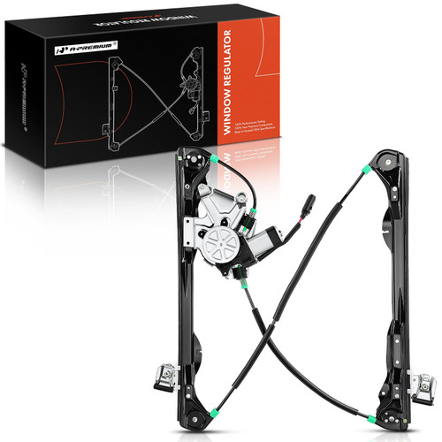 A-Premium Electric Power Window Regulator with Motor Compatible with Ford Focus 2000-2007 Front Left Driver Side(Not fit Hatchback 2-Door)