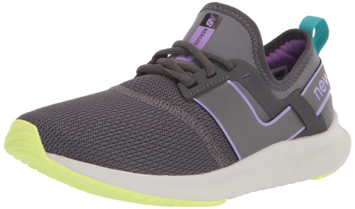 New Balance Women's FuelCore Nergize Sport V1 Sneaker, Castlerock/Magnet/Electric Purple, 6.5