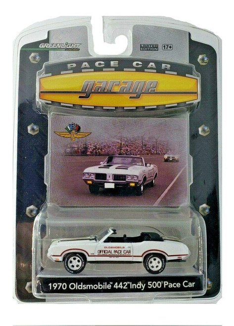 Greenlight 11600-06 1970 Oldsmobile 442 INDY 500 Official Pace Car Garage 1:64 Scale