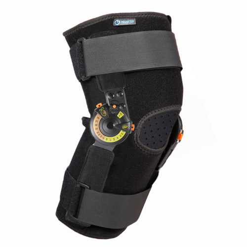 Nvorliy Hinged ROM Knee Brace with Side Stabilizers & Locking Dials, Post Op Knee Immobilizer for Arthritis, ACL, MCL, PCL, Meniscus Tear, Injurie/Knee Pain, Medical Orthopedic Support (Large) Nvorliy Hinged ROM Knee Brace with Side Stabilizers & Locking Dials, Post Op Knee Immobilizer for Arthritis, ACL, MCL, PCL, Meniscus Tear, Injurie/Knee Pain, Medical Orthopedic Support (Large)