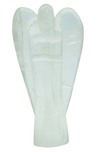 Harmonize Crystal Clear Quartz Carved Angel Spiritual Psychic Guide Guardian Gift Reiki Healing Crystal
