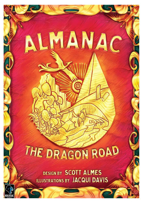 Matagot Almanac The Dragon Road Board Game | Board Games for Adults and Teens | Strategy Board Game | Adventure Game | Ages 14 and up | 2-4 Players | Average Playtime 60-90 Minutes | Made Matagot Almanac The Dragon Road Board Game | Board Games for Adults and Teens | Strategy Board Game | Adventure Game | Ages 14 and up | 2-4 Players | Average Playtime 60-90 Minutes | Made