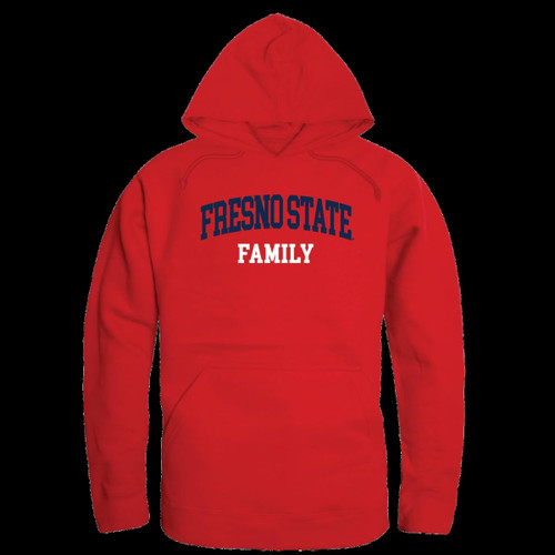 W Republic California State University Fresno Bulldogs Family Hoodie Sweatshirts - Red, X-Large