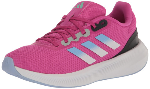 adidas Women's Run Falcon 3.0 Sneaker, Lucid Fuchsia/Blue Dawn/White (Wide), 8