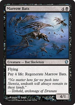 Magic The Gathering - Marrow Bats (82/356) - Commander 2013