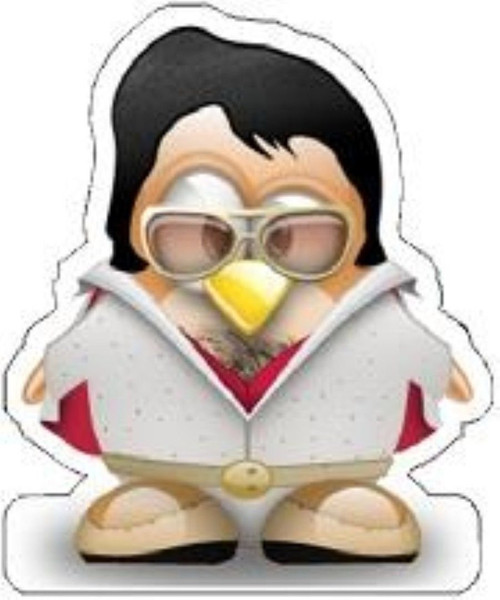 Tux Linux Penguin Laptop Sticker Toolbox Sticker Window Sticker Hard HAT Sticker