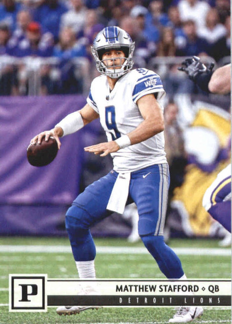 2018 Panini NFL Football #97 Matthew Stafford Detroit Lions Official Trading Card 2018 Panini NFL Football #97 Matthew Stafford Detroit Lions Official Trading Card