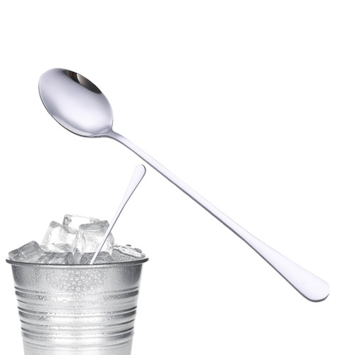 Long Tea Spoons, Long Stirring Spoon, Long Handle Iced Tea Spoon, Coffee Spoon, Ice Cream Spoon, Stainless Steel Cocktail Stirring Spoons