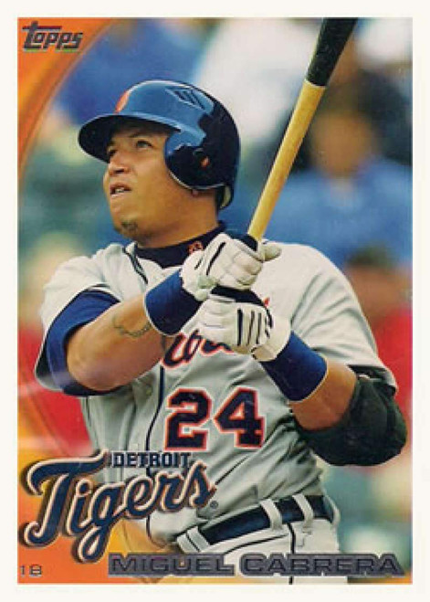 2010 Topps #623 Miguel Cabrera Detroit Tigers MLB Baseball Card NM-MT
