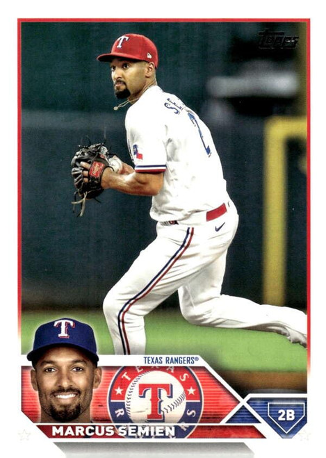 2023 Topps #532 Marcus Semien NM-MT Texas Rangers Baseball Trading Card