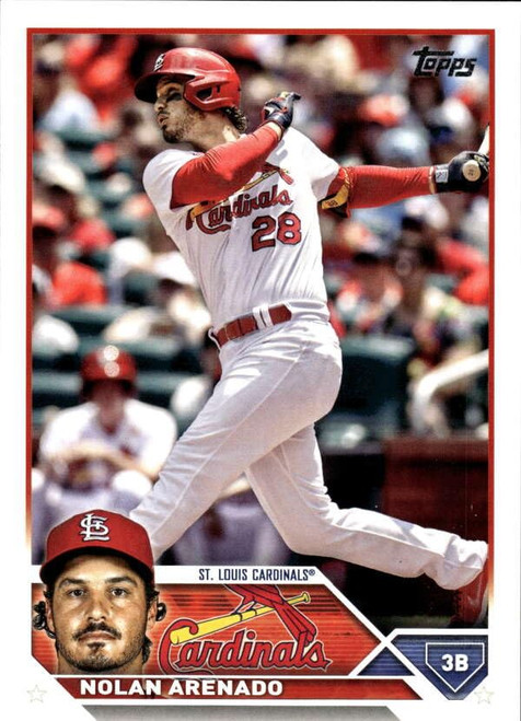 2023 TOPPS #500 NOLAN ARENADO ST. LOUIS CARDINALS BASEBALL OFFICIAL TRADING CARD OF MLB 2023 TOPPS #500 NOLAN ARENADO ST. LOUIS CARDINALS BASEBALL OFFICIAL TRADING CARD OF MLB