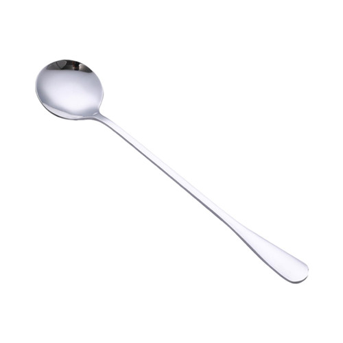 Bar Spoon, Long Handle Stir Spoon, Stainless Steel Extended Spoon, Coffee Long Spoons, Silver Tea Stirring Spoon, Long Stirring Spoon, Cocktail Drink Spoon for Ice Creams scoops Coffee Tea Sweets