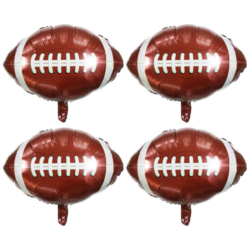 Dohia Football Balloons Rugby Foil Balloons Football Superbowl Party Supplies Decorations for Sports Theme Football Theme Birthday Party Favors Decorations D1-GLQLMQQ (Brown)
