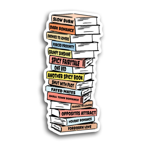 Book Tropes Waterproof Sticker Book Lovers Gifts for Readers Book Gifts Reading Bookish Babe Smut Romance Reader Endless TBR Vinyl Die Cut Sticker for Laptop Phone Water Bottle Guitar Helmet Gift Book Tropes Waterproof Sticker Book Lovers Gifts for Readers Book Gifts Reading Bookish Babe Smut Romance Reader Endless TBR Vinyl Die Cut Sticker for Laptop Phone Water Bottle Guitar Helmet Gift