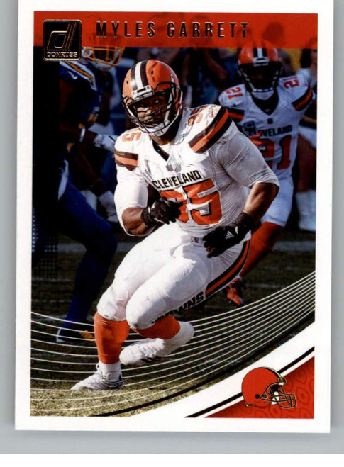2018 Donruss Football #72 Myles Garrett Cleveland Browns Official NFL Trading Card 2018 Donruss Football #72 Myles Garrett Cleveland Browns Official NFL Trading Card
