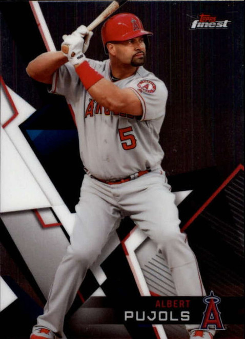 2018 Topps Finest #31 Albert Pujols Angels Baseball Card