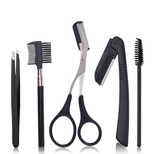 Pufandor Eyebrow Grooming Kit for Women and Men, Eyebrow Trimmer Including: Eyebrow Razor, Eyebrow Scissors with Comb, Eyebrow Comb, Tweezers, Brush for Eyebrow Eyelash Extensions Pufandor Eyebrow Grooming Kit for Women and Men, Eyebrow Trimmer Including: Eyebrow Razor, Eyebrow Scissors with Comb, Eyebrow Comb, Tweezers, Brush for Eyebrow Eyelash Extensions