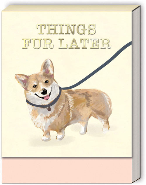 Punch Studio Molly & Rex Corgi Pocket Notepad (36632)