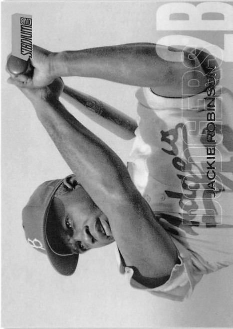 2018 Topps Stadium Club #200 Jackie Robinson Brooklyn Dodgers Baseball Card - GOTBASEBALLCARDS