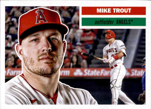 2023 Topps Archives #1 Mike Trout NM-MT Los Angeles Angels Baseball Trading Card