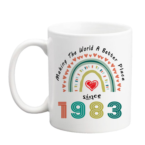 40th Birthday Gifts for Women, 40 Year Old Birthday Gift for Men, 1983 Birthday Gifts, 40 Birthday Gifts, Forty Birthday Christmas Party Gifts Idea for Dad Mom Boss Friend, 40th Birthday Mug 11oz (40)