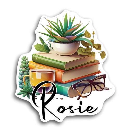 Personalized Custom Name Kindle Book Sticker Books Lover Bookish Reading for Kindle or EReader
