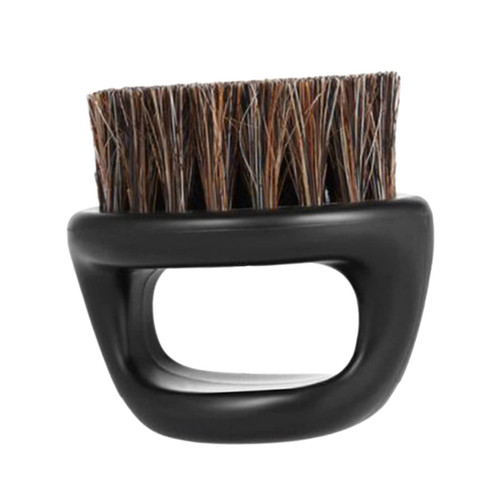 FRCOLOR beard brushes bristle shave brush bristle beard brush round beard brush men beard brush cleaning brush soft beard brush Shaving Brush boar bristle beard comb straighten suite man